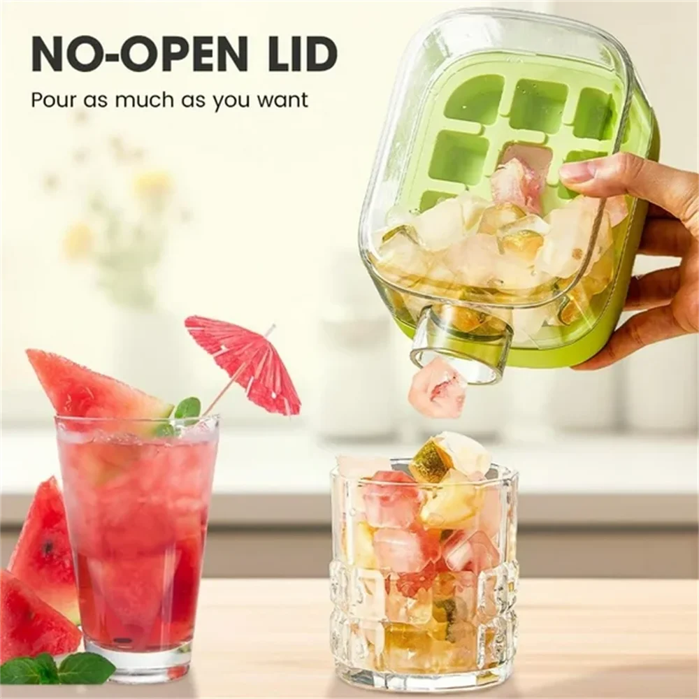 2 In 1 ice Cube Bottle with Straw