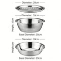 3pcs Stainless Steel Metal QX Kitchen Tools Food Chopper