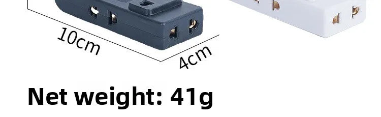 Electrical Outlet Extender Flat Plug Power Strip