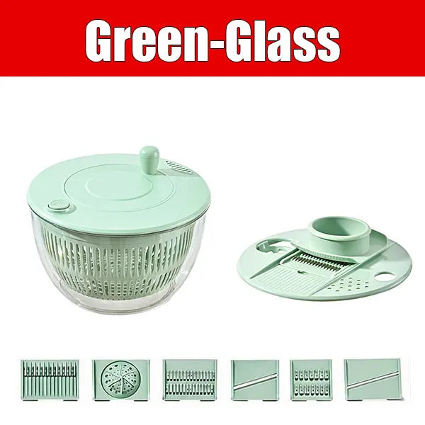5QT Stainless Steel Salad Spinner