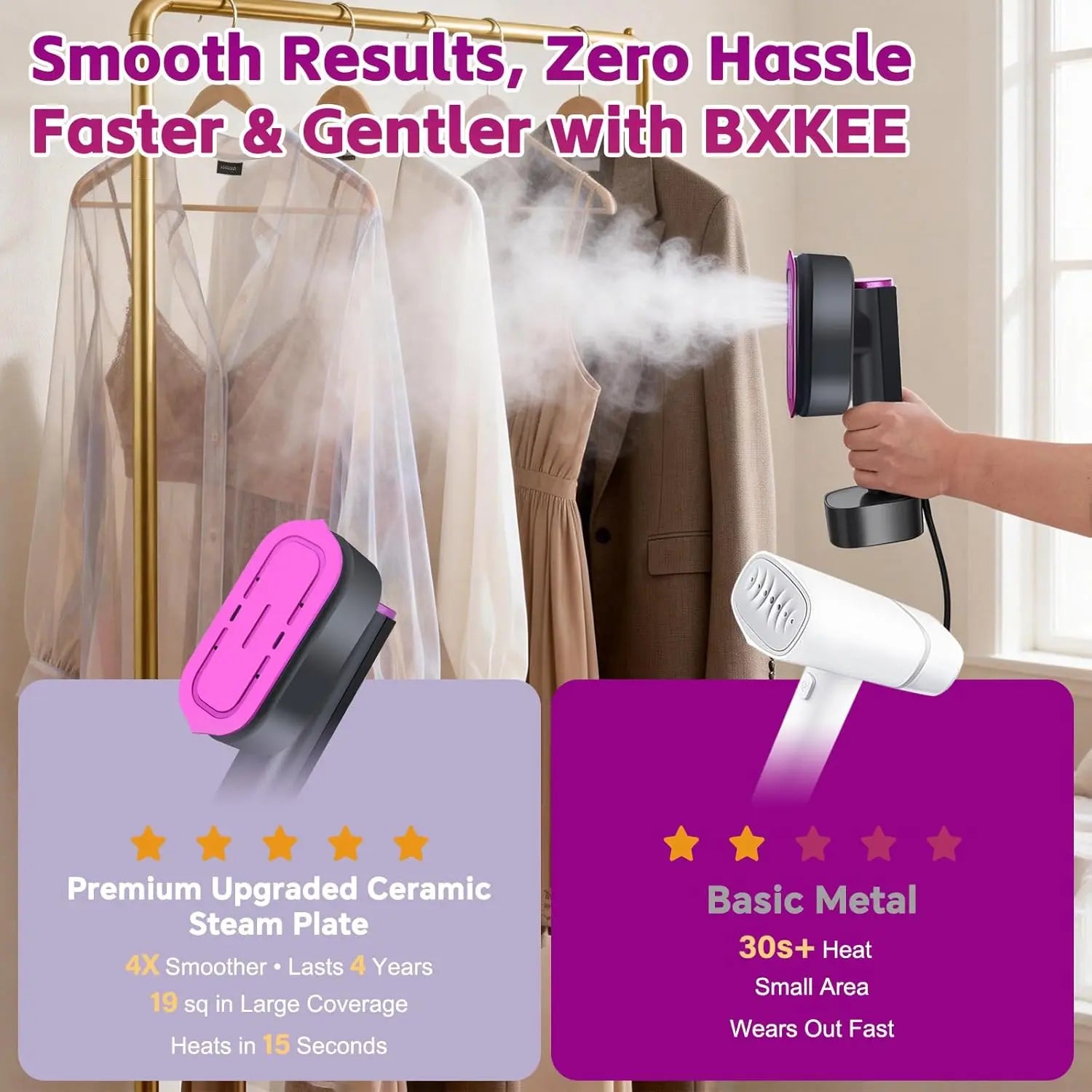 2026 NEW Portable Steam Iron Garment Steamer