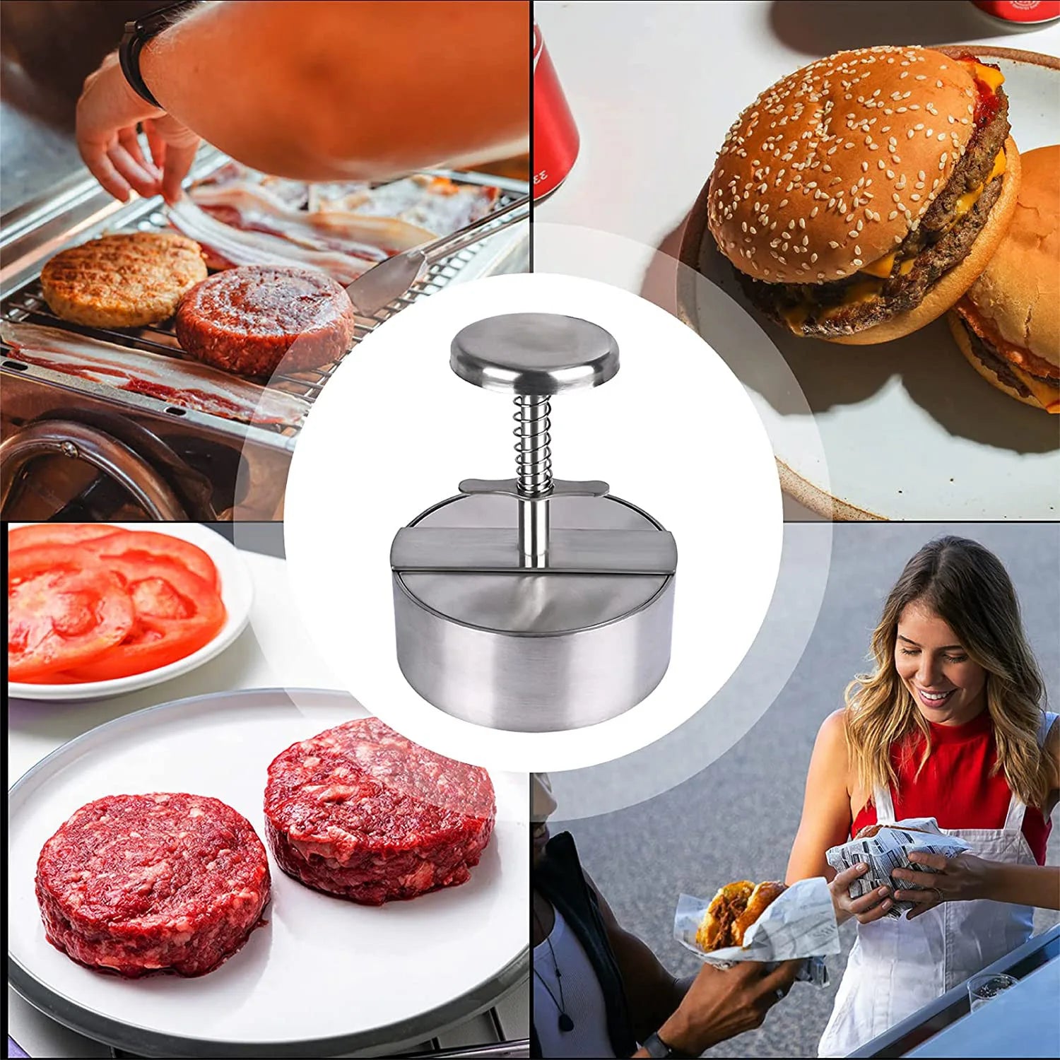Stainless Steel Burger Maker