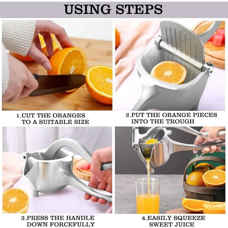Manual Juicer, Fruit Juice Squeezer, Detachable Heavy Duty Citrus Squeezer Extractor Tool.