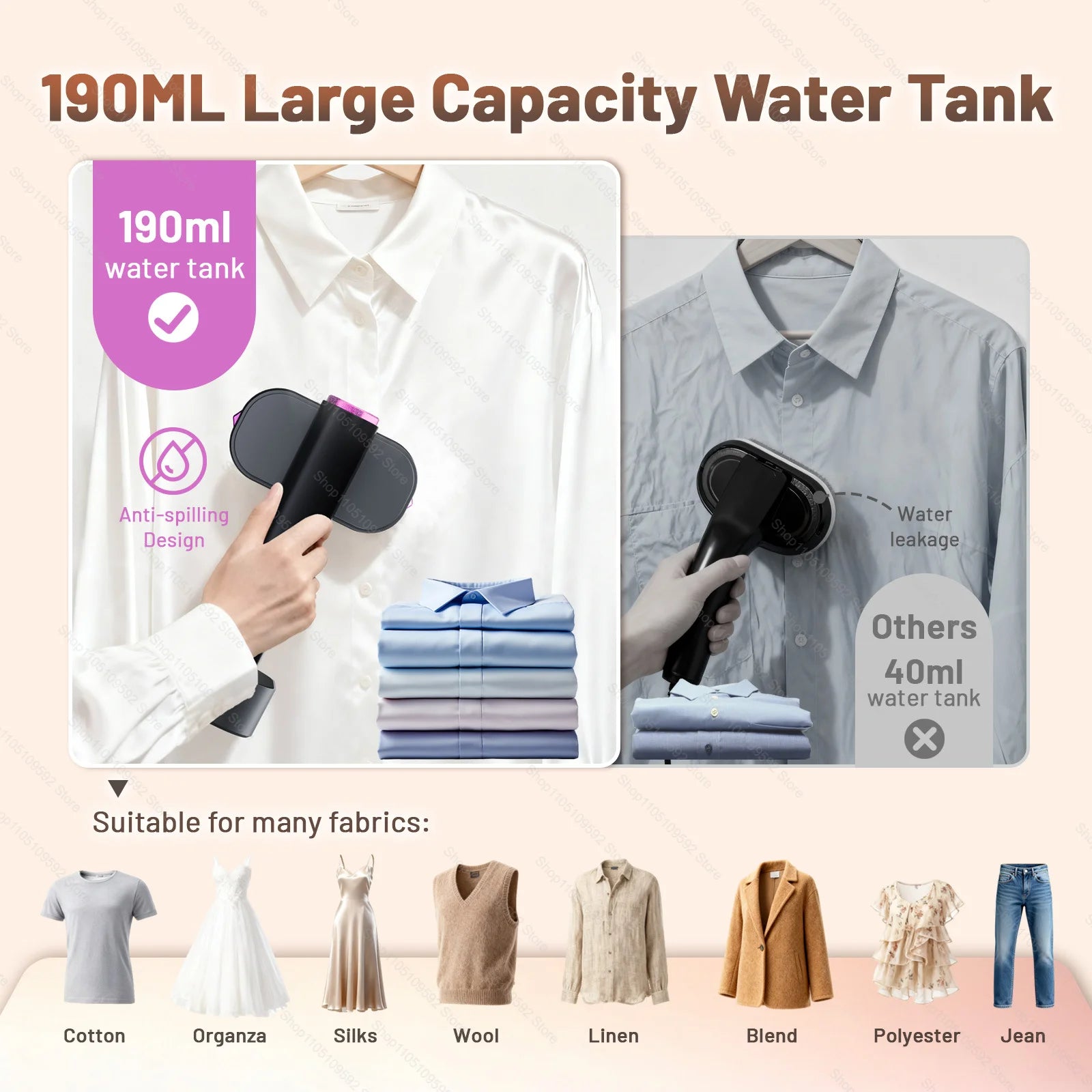 2026 NEW Portable Steam Iron Garment Steamer