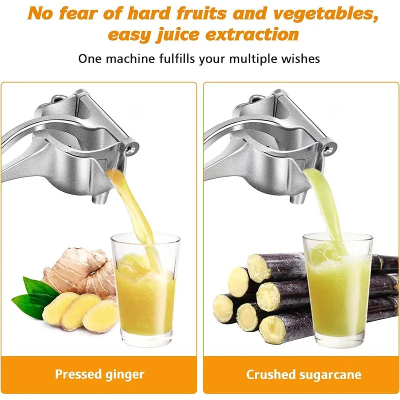 Manual Juicer, Fruit Juice Squeezer, Detachable Heavy Duty Citrus Squeezer Extractor Tool.
