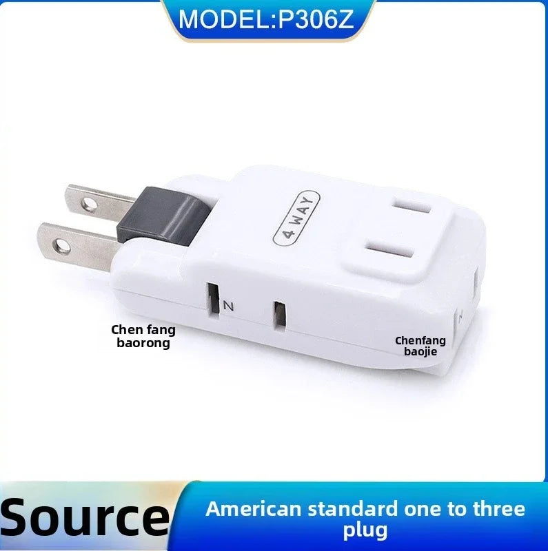 Electrical Outlet Extender Flat Plug Power Strip