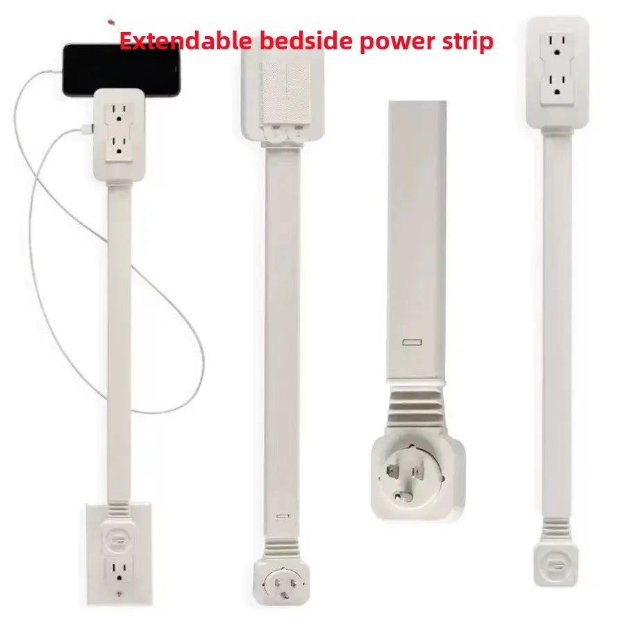 Electrical Outlet Extender Flat Plug Power Strip