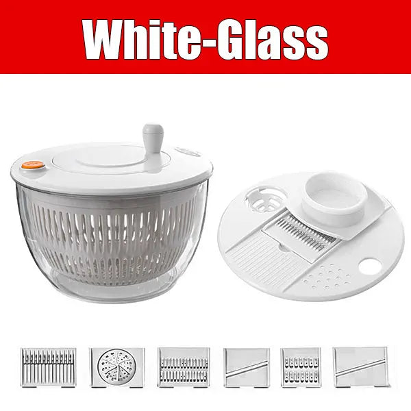 5QT Stainless Steel Salad Spinner