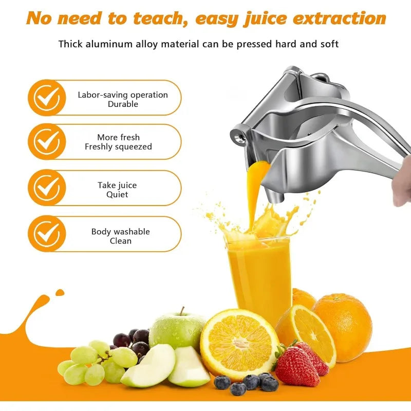 Manual Juicer, Fruit Juice Squeezer, Detachable Heavy Duty Citrus Squeezer Extractor Tool.
