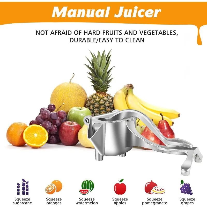 Manual Juicer, Fruit Juice Squeezer, Detachable Heavy Duty Citrus Squeezer Extractor Tool.